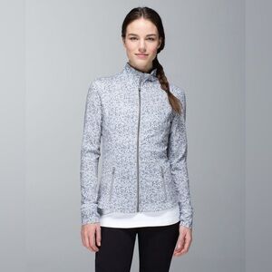 NWOT Lululemon Women's Blue Patterned Define Jacket Size 10